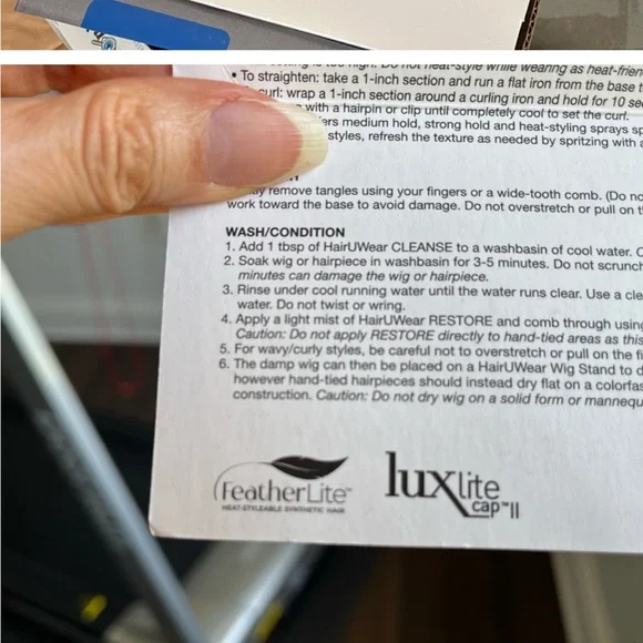 Luxury Wig featherlight ultra lightweight lace front heat styleable - Picture 13 of 15